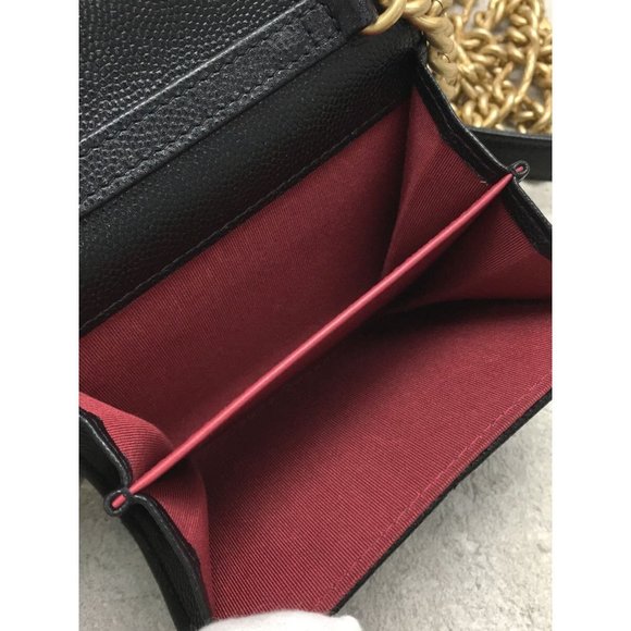 Chanel Lambskin Leather Chain Wallet Black - Picture 5 of 5